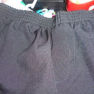 George; little boy's dress pants, elastic waist, black, size 8